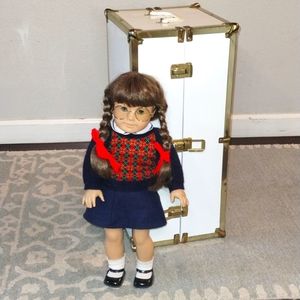 American Girl Molly & Trunk ect